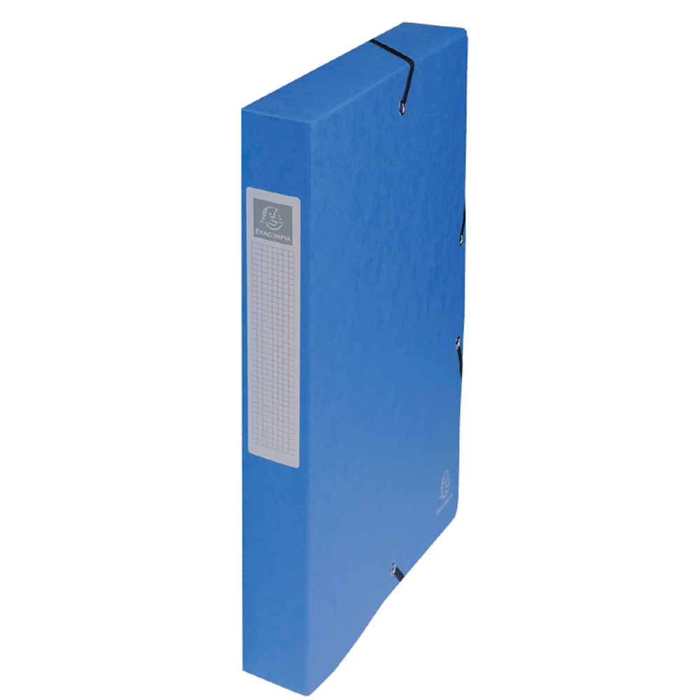 scatola archivio blu