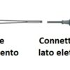 Cavo di connessione per pinze bipolari, per elettrobisturi Aesculap, Berchtold, Martin, Integra e Micromed codice ELT-159E