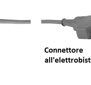 Cavo di collegamento 3 o 5 mt per forbici bipolari per elettrobisturi Valleylab, Lamidey, EMC-units cod. ELT163F e ELT163H