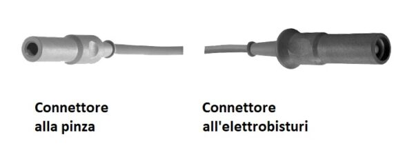 Cavo di collegamento 3 o 5 mt per forbici bipolari per elettrobisturi Erbe cod. ELT162F e ELT162H