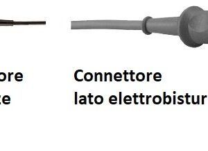 Cavo di collegamento  3 o 5 mt per elettrobisturi Martin, Berchtold, Aesculap GK55, GK60 cod. ELT162 e ELT162G