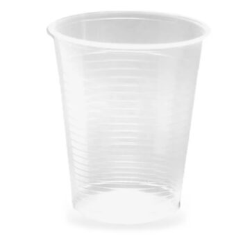 Bicchieri plastica 200 cc monouso, trasparente