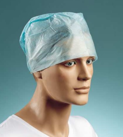 Cappellino chirurgico con elastico alla nuca